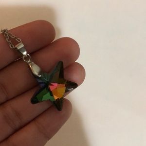 rainbow star necklace